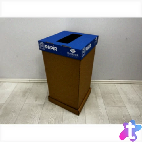 Wanapack 50 l szelektív papíros szemetes kék tető + palást + alj