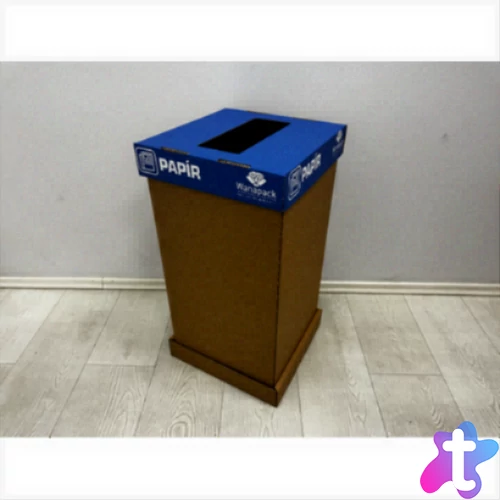 Wanapack 50 l szelektív papíros szemetes kék tető + palást + alj