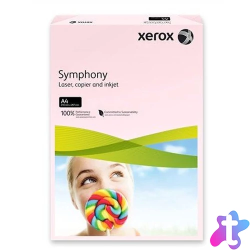 Xerox Symphony A4 80g pasztell rózsaszín másolópapír
