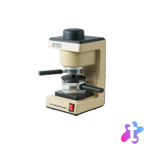 Szarvasi MINI ESPRESSO (SZV-612/3) kávéfőző, 800 W, drapp színű, őrölt kávé főzésére, 3,04 bar nyomás, max. 6 személy részére
