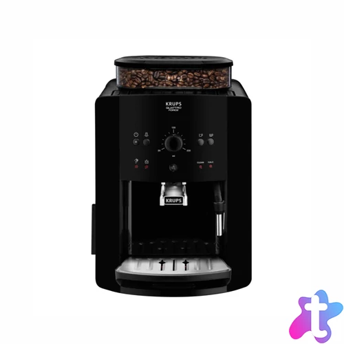 Krups Automata EA811010 eszpresszógép Arabica Mechanical Black, 1450 W, teljesen automata, 15 bar Thermoblock rendszer