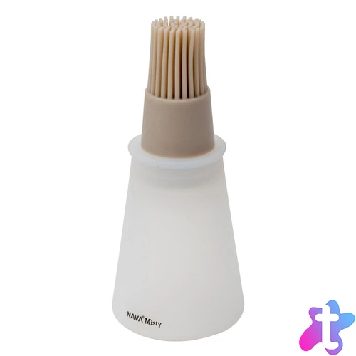 Nava 10-111-075 Misty tölthető szilikon ecset, 11,5 cm