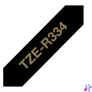 Kép 2/2 - Brother TZe-R334 12 mm széles 4 m hosszú szövetszalag
