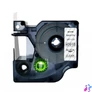Kép 3/3 - Utángyártott DYMO D1 40910 9mm x 7m átlátszó-fekete #S0720670