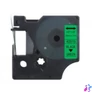 Kép 2/2 - Utángyártott  DYMO D1 40919 9mm x 7m zöld-fekete #S0720740