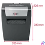 Kép 3/3 - Rexel Momentum X406 konfetti Iratmegsemmisítő ; 2104569EU