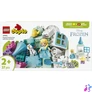 Kép 3/7 - LEGO® DUPLO® Disney Jégvarázs: kreatív doboz Elsa és Olaf figurákkal 10462