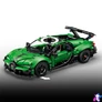 Kép 7/7 - LEGO® Technic Zöld Bugatti Chiron Pur Sport hiperautó 42241