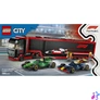 Kép 3/7 - LEGO® City F1®-es kamion, RB20 és AMR24 F1®-es autókkal, játék versenyautó-szállítót tartalmazó szett 60445