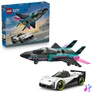 Kép 4/5 - LEGO® City Repülő vs. autó – Játékautók és repülőgép játékkészlet 60489