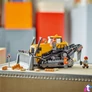 Kép 6/7 - LEGO® City Sárga buldózer, építési területet megjelenítő játékkészlet 60466