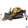 Kép 7/7 - LEGO® City Sárga buldózer, építési területet megjelenítő játékkészlet 60466