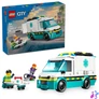 Kép 4/7 - LEGO® City Sürgősségi mentőautó, játék autót tartalmazó építőszett 60451