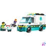 Kép 7/7 - LEGO® City Sürgősségi mentőautó, játék autót tartalmazó építőszett 60451