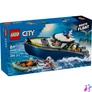 Kép 1/7 - LEGO® City Üldözés rendőrségi csónakkal, játék felfújható motorcsónakkal és gumicsónakkal 60456