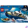 Kép 3/7 - LEGO® City Üldözés rendőrségi csónakkal, játék felfújható motorcsónakkal és gumicsónakkal 60456