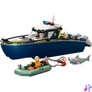 Kép 7/7 - LEGO® City Üldözés rendőrségi csónakkal, játék felfújható motorcsónakkal és gumicsónakkal 60456