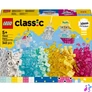 Kép 3/5 - LEGO® Classic Átlátszó bűvös kockák, játék színes építőelemekkel 11040