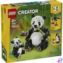 Kép 1/7 - LEGO® Creator 3 az 1-ben Vadállatok: Pandacsalád, játékkészlet 31165