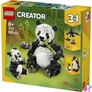 Kép 2/7 - LEGO® Creator 3 az 1-ben Vadállatok: Pandacsalád, játékkészlet 31165