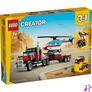 Kép 1/5 - LEGO® Creator Platós teherautó és helikopter játék 31146