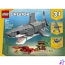 Kép 3/5 - LEGO® Creator Veszedelmes cápa egy kincsesládával, játék 31381
