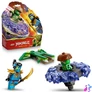 Kép 4/5 - LEGO® NINJAGO® Nya egy mutáns szörny pörgettyűje ellen játék 71849
