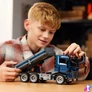 Kép 5/7 - LEGO® Technic Billenőplatós teherautó, kék színű, játék építőipari munkagépet tartalmazó szett 42203