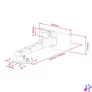 Kép 5/6 - MULTIBRACKETS Projektor konzol, M Projector Mount Short Throw Deluxe 300-700 Medium