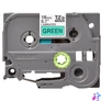 Kép 1/3 - Brother TZE-741 laminált P-touch szalag (18mm) Black on Green - 8m címkenyomtató szalag