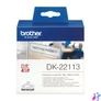 Kép 2/3 - Brother DK-22113 folytonos szalagcímke 62mm x 15,24m öntapadós Clear címkenyomtató szalag