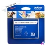 Kép 4/4 - Brother TZE-231s laminált P-touch szalag (12mm)  Black on White - 4m címkenyomtató szalag