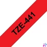 Kép 3/3 - Brother TZe-441 laminált P-touch szalag (18mm) Black on Red - 8m címkenyomtató szalag