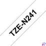 Kép 1/3 - Brother TZe-N241 P-touch szalag (18mm)  Black on White - 8m címkenyomtató szalag
