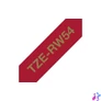 Kép 3/3 - Brother TZe-RW54 selyem szövet P-touch szalag (24mm) Gold on Red - 4m címkenyomtató szalag