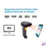 Kép 8/10 - EQuip USB 1D Barcode Scanner with Stand Vonalkódolvasó Black