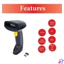 Kép 7/9 - EQuip Wireless 1D Laser Barcode Scanner with Stand Vonalkódolvasó Black