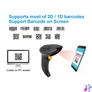 Kép 8/9 - EQuip Wireless 2D Barcode Scanner Long Distance with Stand Vonalkódolvasó Black