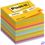 Kép 2/7 - Öntapadó jegyzettömb, 76x76 mm, 450 lap, 3M POSTIT, vegyes színek