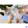 Kép 4/5 - Öntapadó jegyzettömb, "Z", adagolóval, 76x76 mm, 90 lap, 3M POSTIT "Super Sticky", pasztellkék