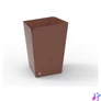 Kép 1/3 - Papírkosár, 18 liter, fém, ALBA, terrakotta