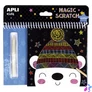 Kép 1/2 - Képkarcoló füzet, APLI Kids "Magic Scratch", téli móka