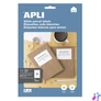 Kép 2/2 - Etikett, univerzális, 105x148 mm, APLI, 40 etikett/csomag