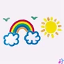 Kép 4/4 - Tempera készlet, ecsetvégű tubusban, APLI Kids "Paint&Fun", 6 különböző szín