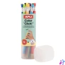 Kép 2/7 - Színes töltőceruza készlet, ceruzatartóban, APLI "Color Click", 12 különböző szín