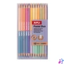 Kép 1/3 - Színes ceruza készlet, kétvégű, háromszögletű, APLI "Pastel Duo", 24 különböző pasztell szín