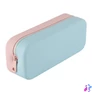 Kép 7/9 - Tolltartó, display, cipzáras, szilikon, kétszínű, APLI "Pastel", vegyes színek