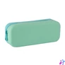 Kép 8/9 - Tolltartó, display, cipzáras, szilikon, kétszínű, APLI "Pastel", vegyes színek