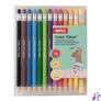 Kép 1/4 - Színes töltőceruza készlet, APLI "Color Click", 12 különböző szín