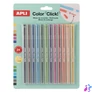 Kép 1/2 - Utántöltő színes töltőceruza készlethez, APLI "Color Click", 24 db, 12 szín